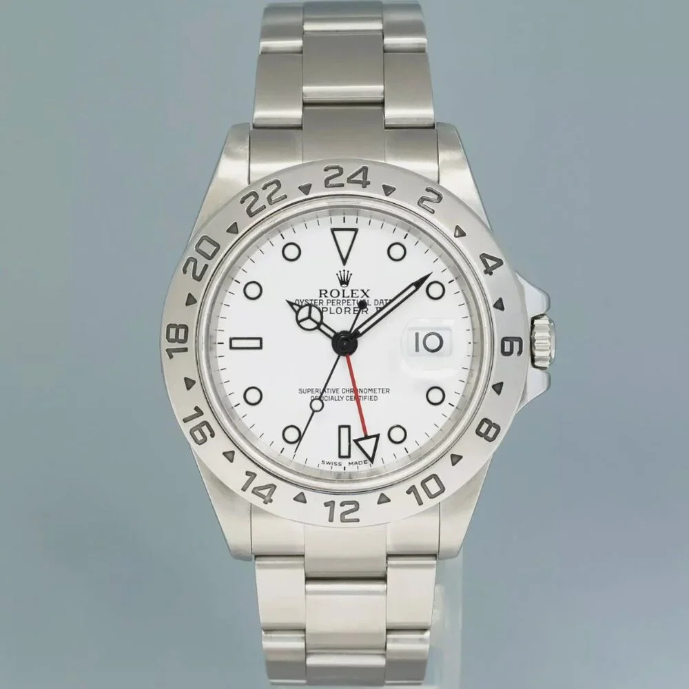 MINT Rolex Explorer White 40MM GMT With Watch Box